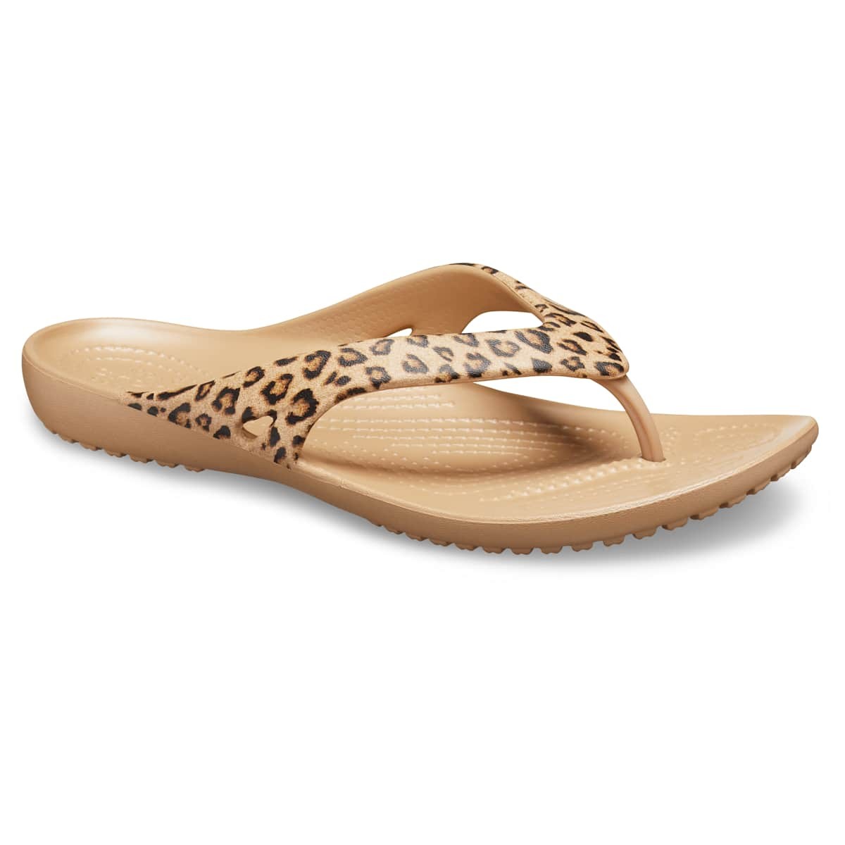 Crocs Women’s Kadee II Leopard Flip Flops