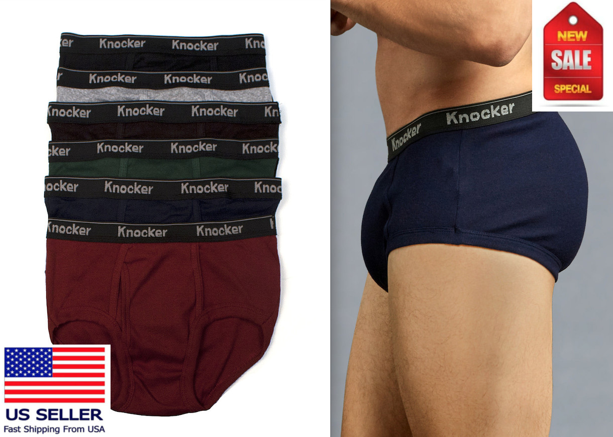 3 or 6 pks Mens Classic Briefs 100% Cotton Soft Colors Knocker Lot Underwear MCB