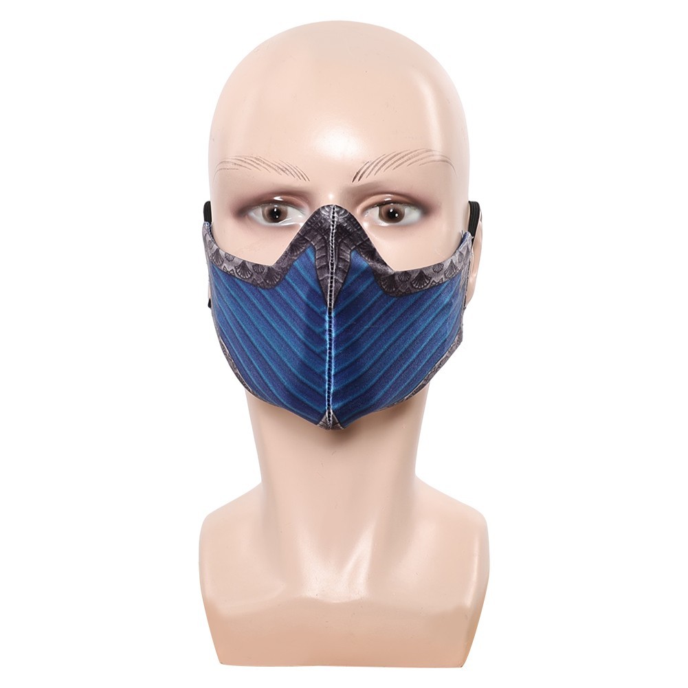 Kitana Cosplay Face Mask Helmet Half Face Masks Props Halloween Women Mens Party