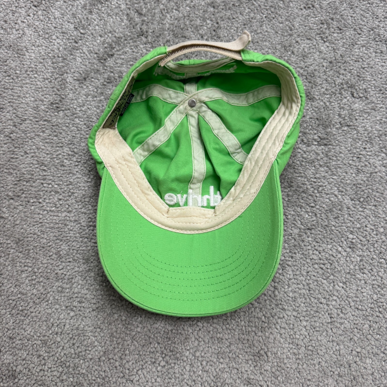 Kaiser Permanente Thrive Dad Hat Cap K-Products Adjustable Adult Green Cotton