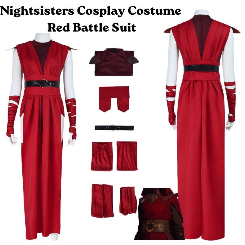 Nightsisters Merrin Cosplay Costume Women Halloween Carnival Party Pretty Dress