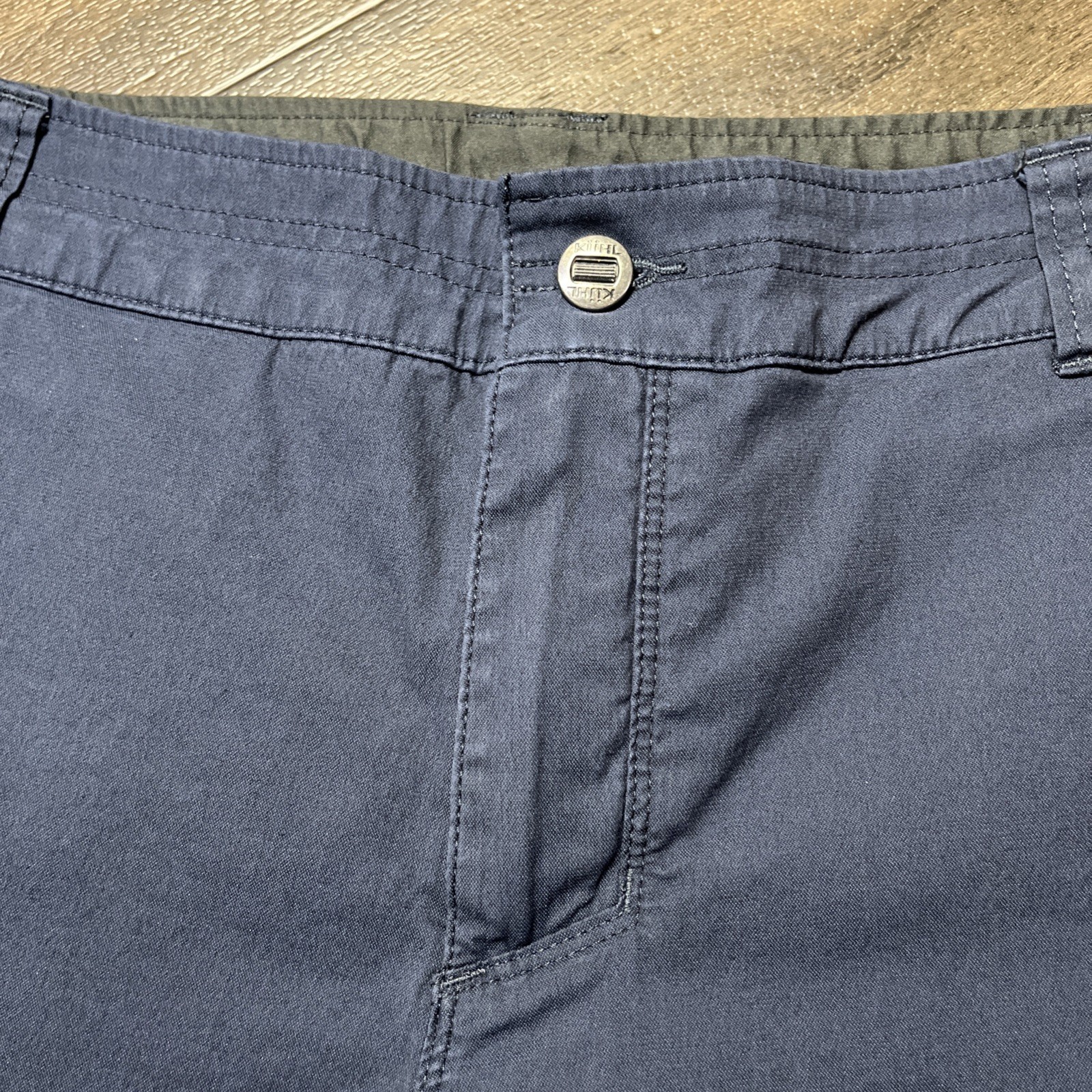 Kuhl Resistor Lite Chino Pants Men’s 30×32 Blue Stretch Hiking Commuter UPF 50+