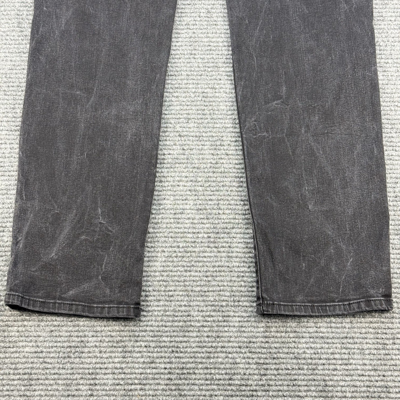 Joe’s Jeans Mens 38×31 Black Washed Marble Straight Fit Denim