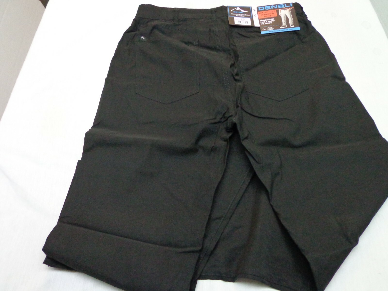 DENALI Black Technical Stretch Pants NWT 32/30 MSRP $54