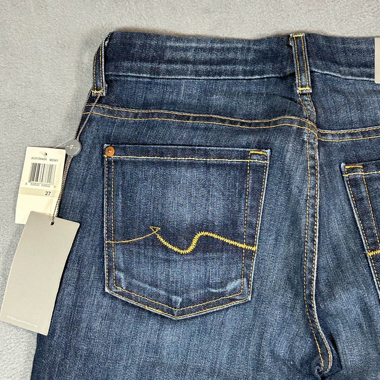 7 For All Mankind Jeans Womens Size 27 Kimmie Bootcut Stretch Denim NWT reg$198