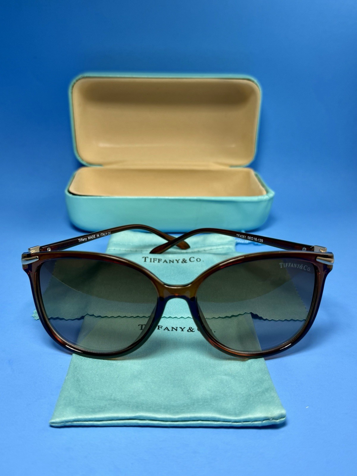 TIFFANY & CO Authentic Signature Collection CatEye Sunglasses 4061G