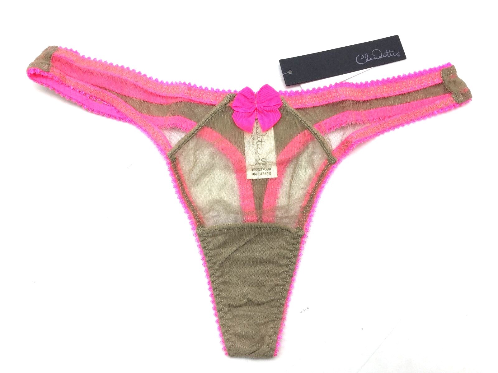 Love Claudette Dessous Thong Bikini Panty Panties Lingerie Alter Ego Pink Elsa