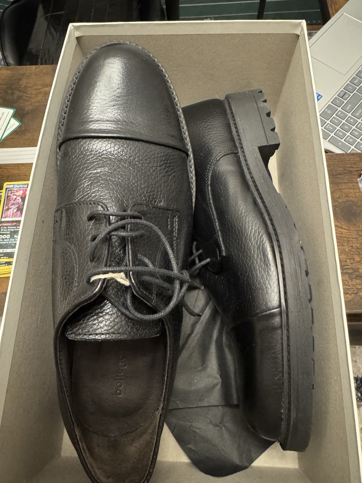 Bottega Marchigiana Men’s 43 Made In Italy Black Dress Shoes
