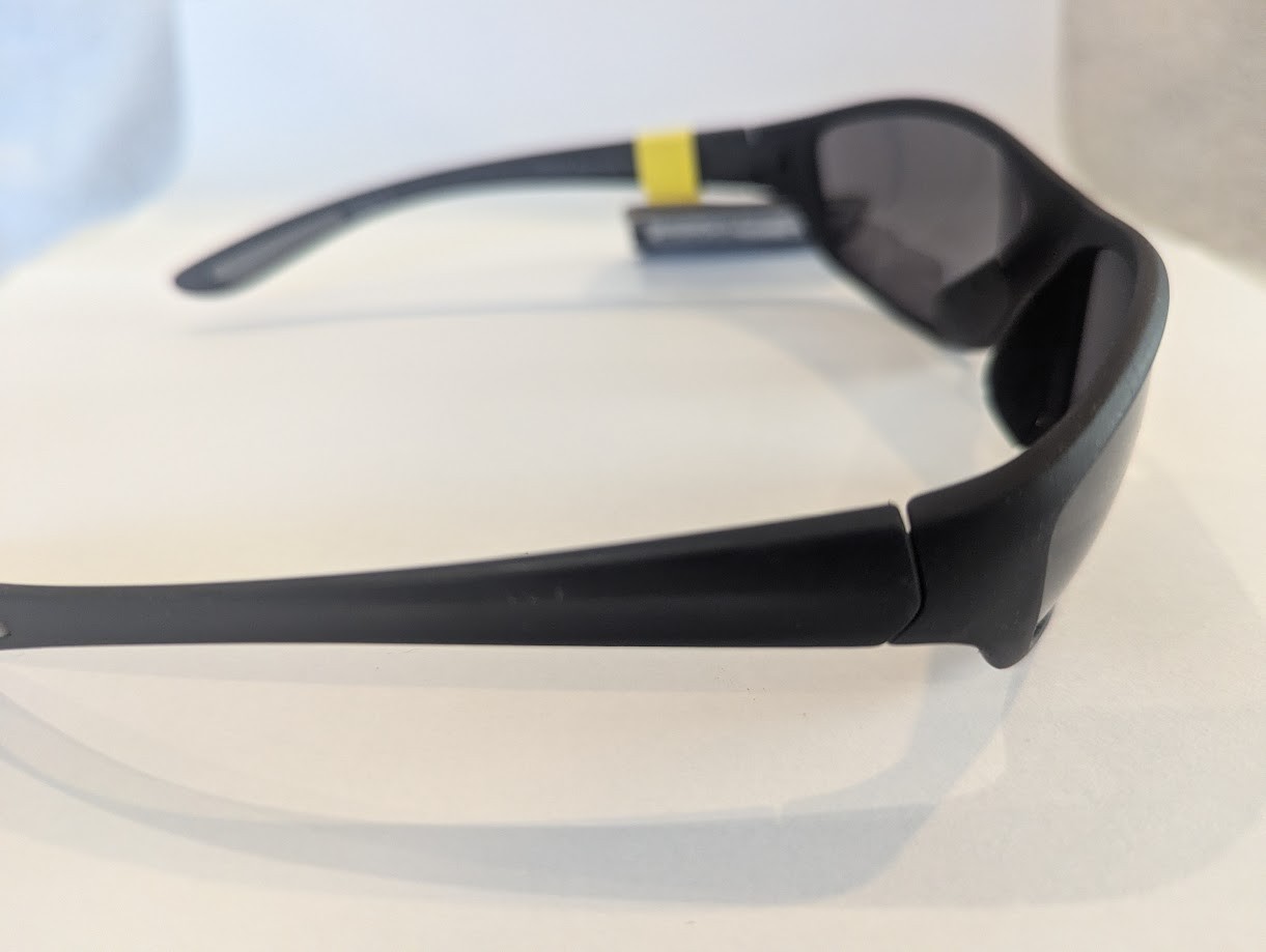 Foster Grant Backstop Matte Black Polarized Sport Sunglasses 100% UVA/UVB