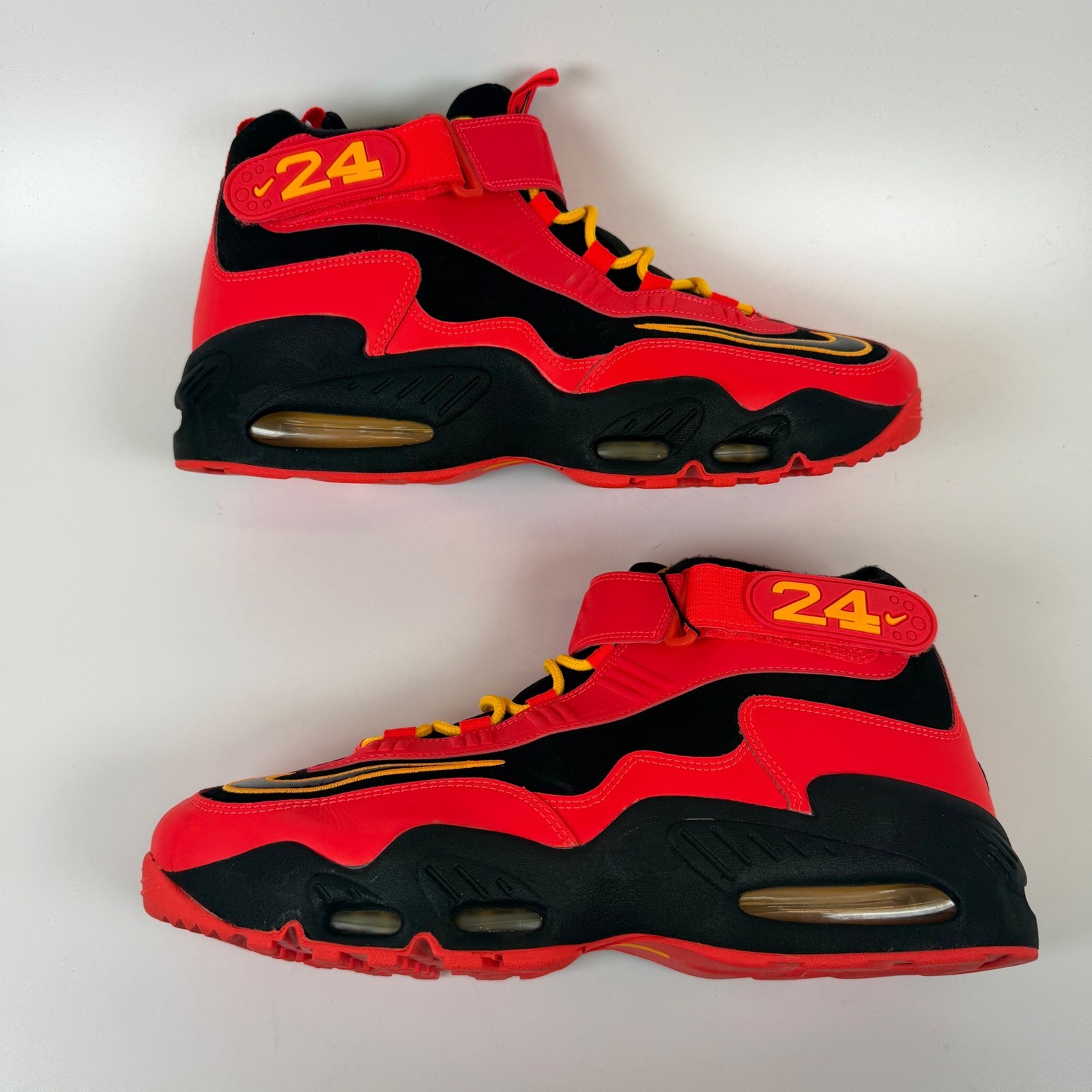 Nike Air Griffey Max 1 Black Laser Crimson Mens Shoes 354912-010 Size 12