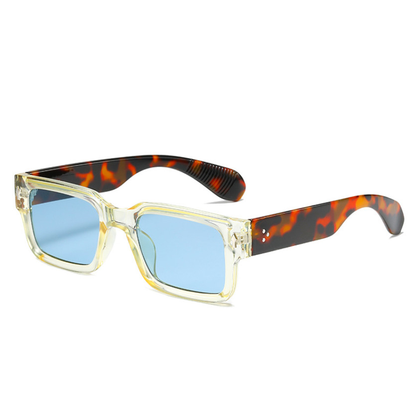 Square Thick Frame Sunglasses For Men Women Classic Outdoor Shade Glasses UV400