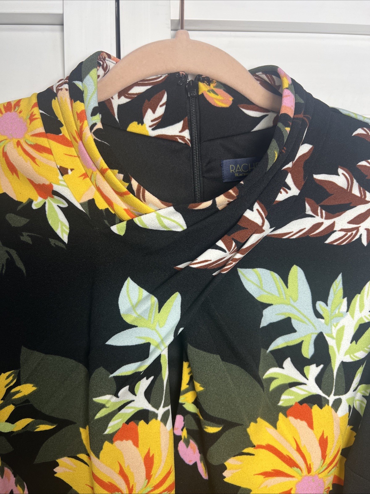 Rachel Roy Floral Sleeveless Stretch Dress Career Office Women’s Size 14W NWT