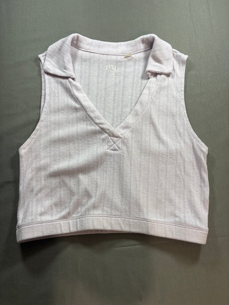 PAC Women’s Sleeveless Knit Tank Top – XS
