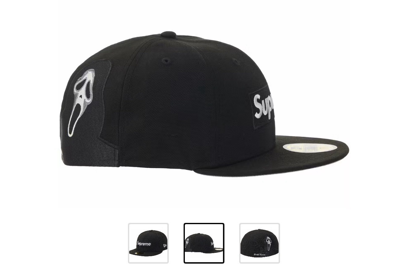 7 3/4 – Supreme x New Era Ghostface 59FIFTY Fitted Hat – Black