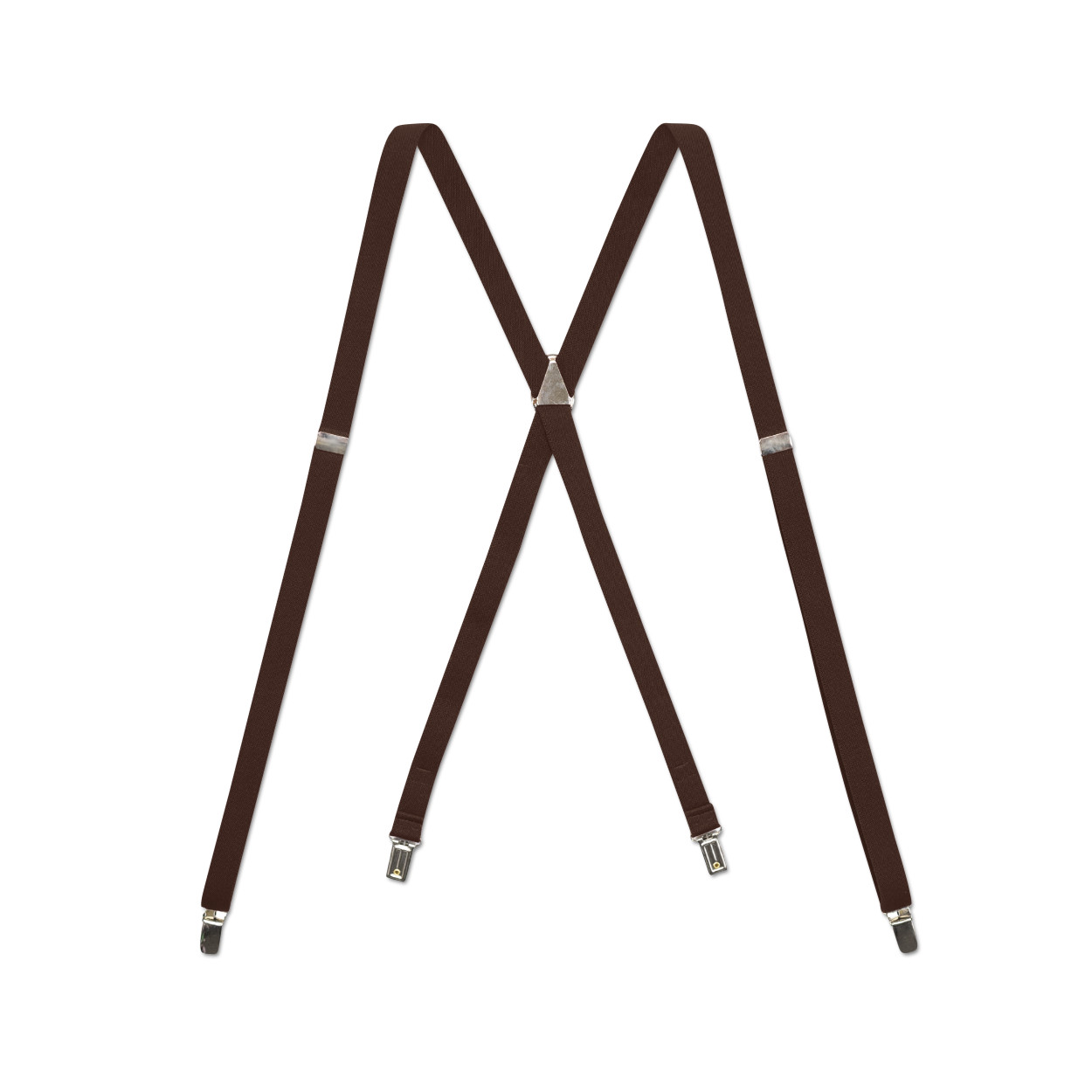 Men’s Thin Suspenders – X/Y Back with Chromed Snap Ons, USA Made