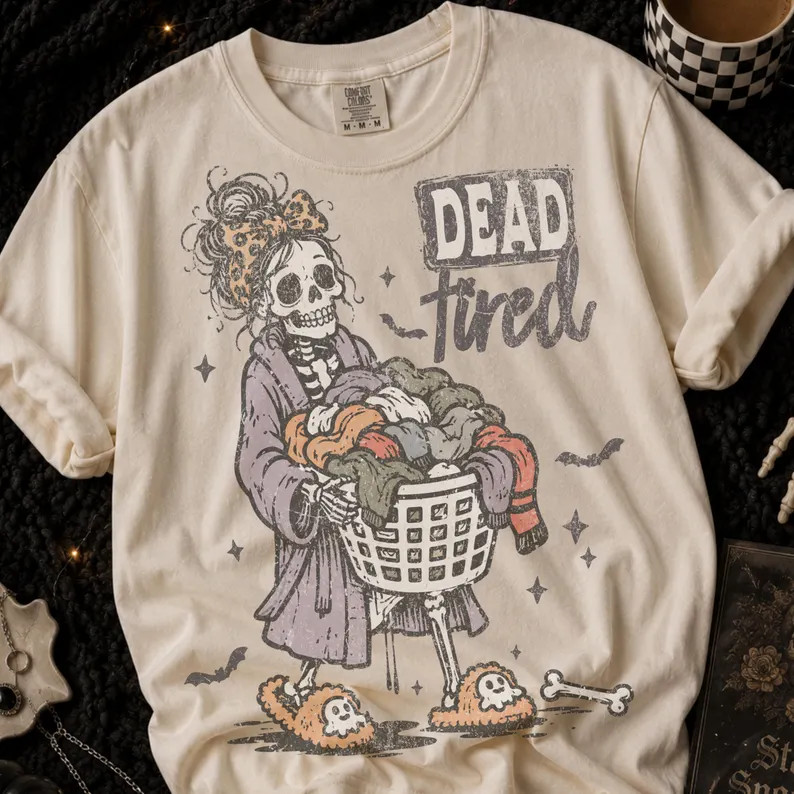 Distressed Halloween Sarcastic Comfort Tee