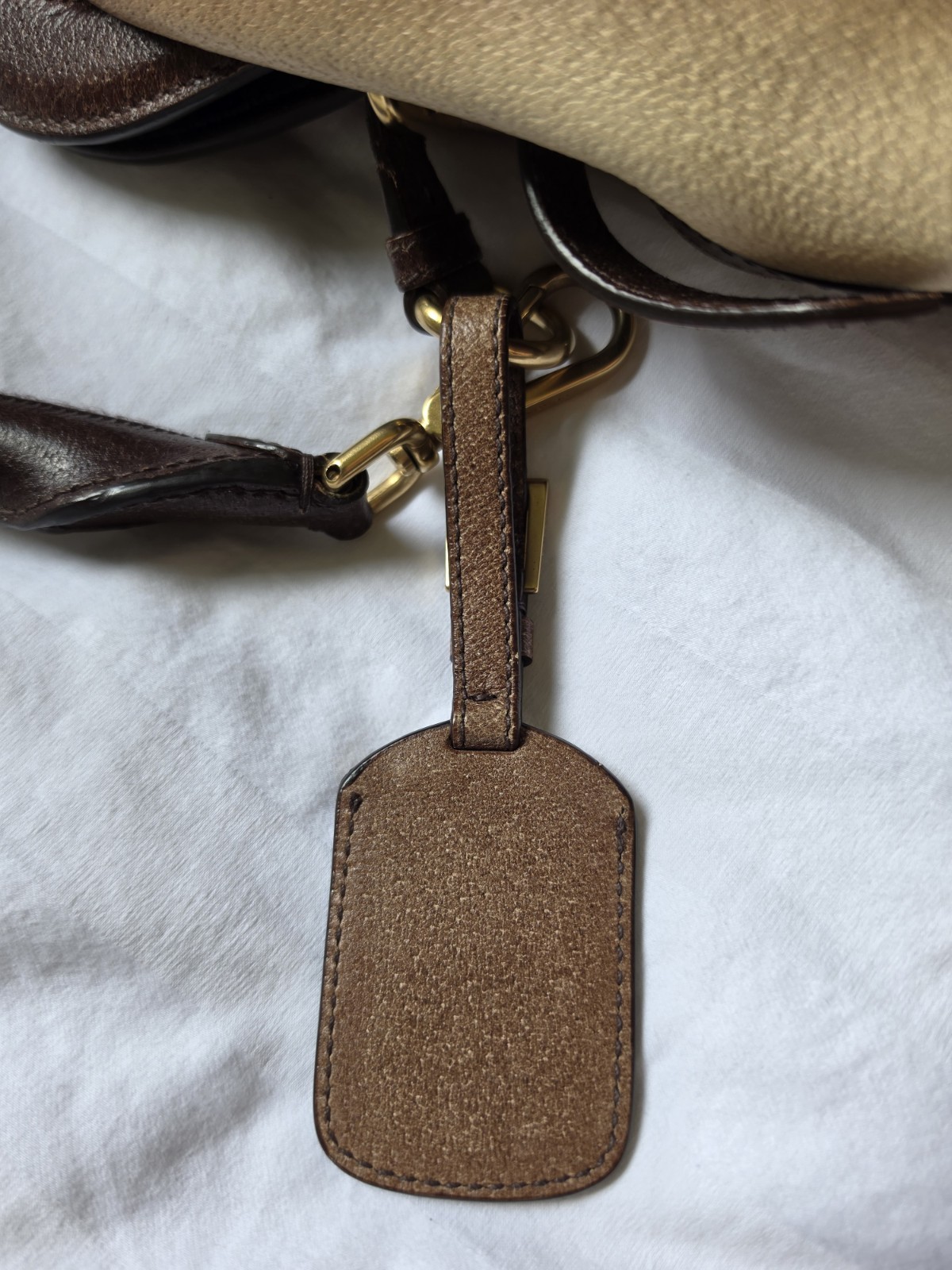 Prada Cinghiale Medium Pleated Frame Satchel Bag