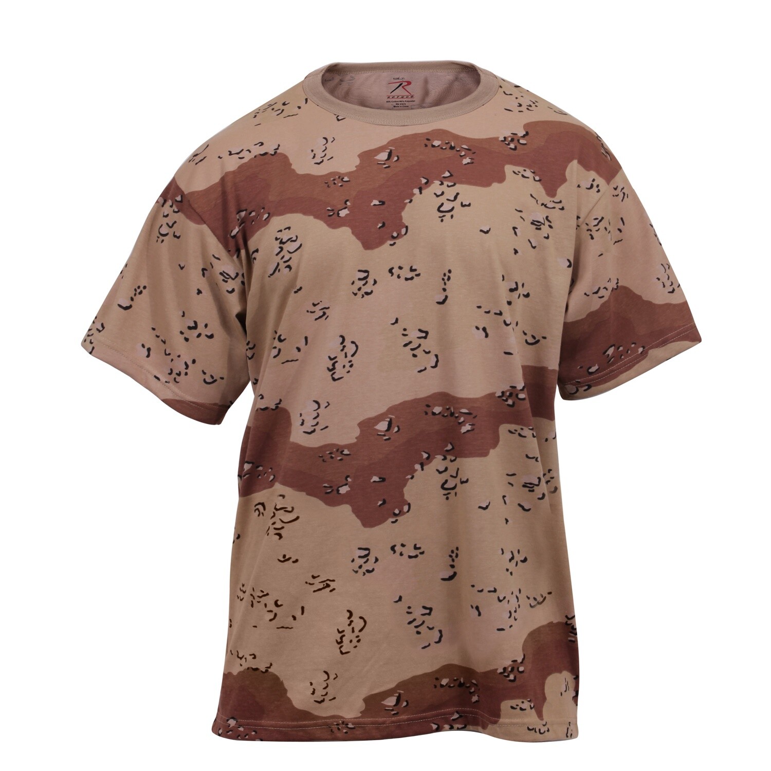 Desert Camo 6 Color T-shirt Army Navy Gulf War Desert Storm Chocolate Chip