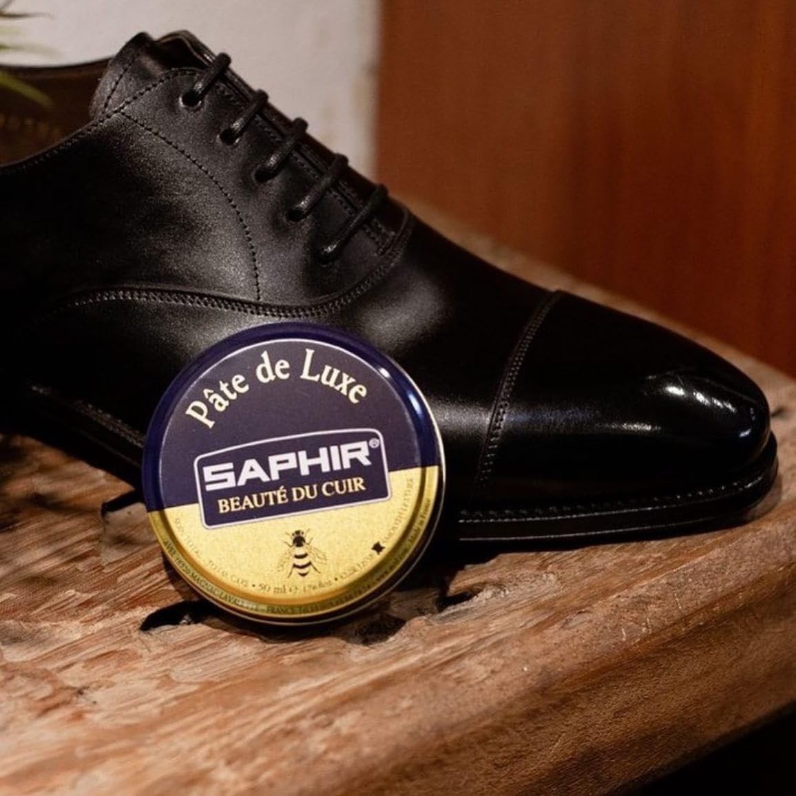 Luxury Black Wax Paste for Ultimate Shine – Professional Leather Care 50ml