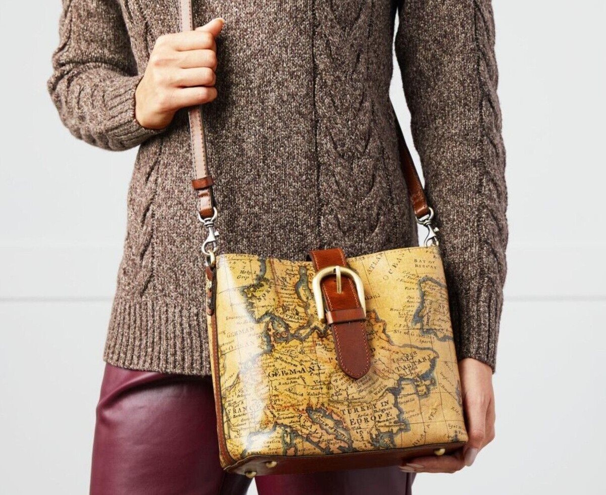 Patricia Nash Irving Leather Satchel with Crossbody Strap CHOOSE COLOR from menu