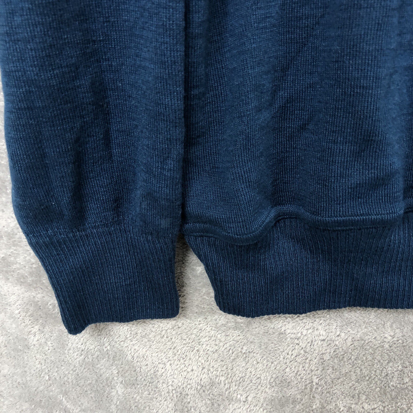 Roberto Sarto Knit Sweater Size 50/Large Chest 44 in V-Neck Mens Made In italy