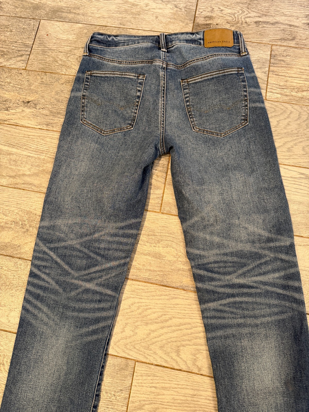 American Eagle denim Jeans Flex 30×34 Mens 30 x 34 Original Straight Leg Stretch