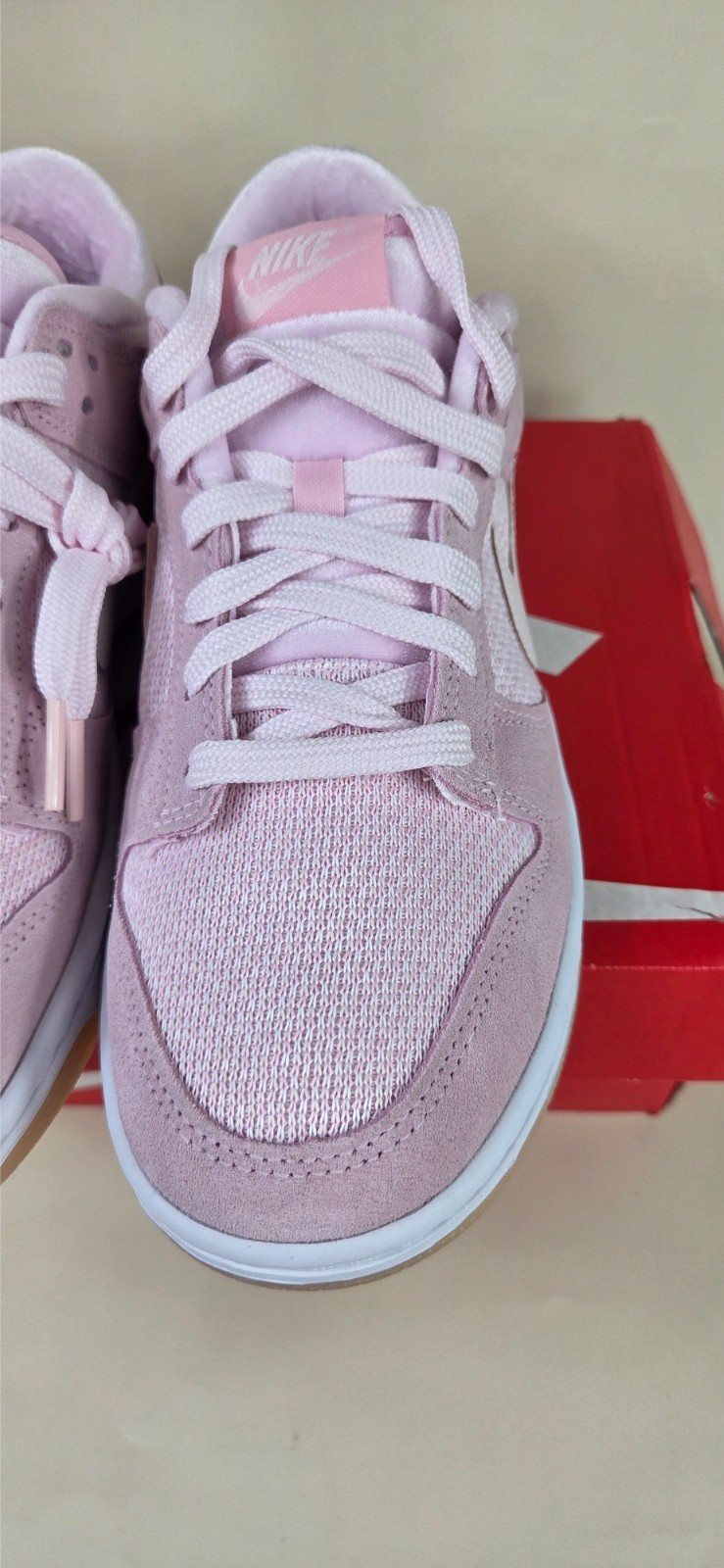 Nike Dunk Low Teddy Bear Light Soft Pink Womens Size 9 DZ5318-40 New