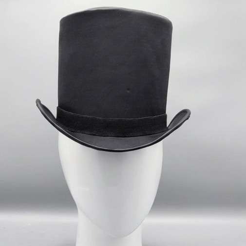 Handmade Dark Gothic Western Top Hat Braided Band Steampunk Cosplay Costume