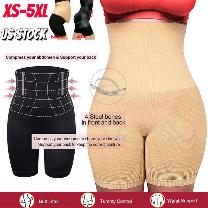 Women Shapewear High Waist Panties Body Shaper Spanks Thigh Slimming Girdles