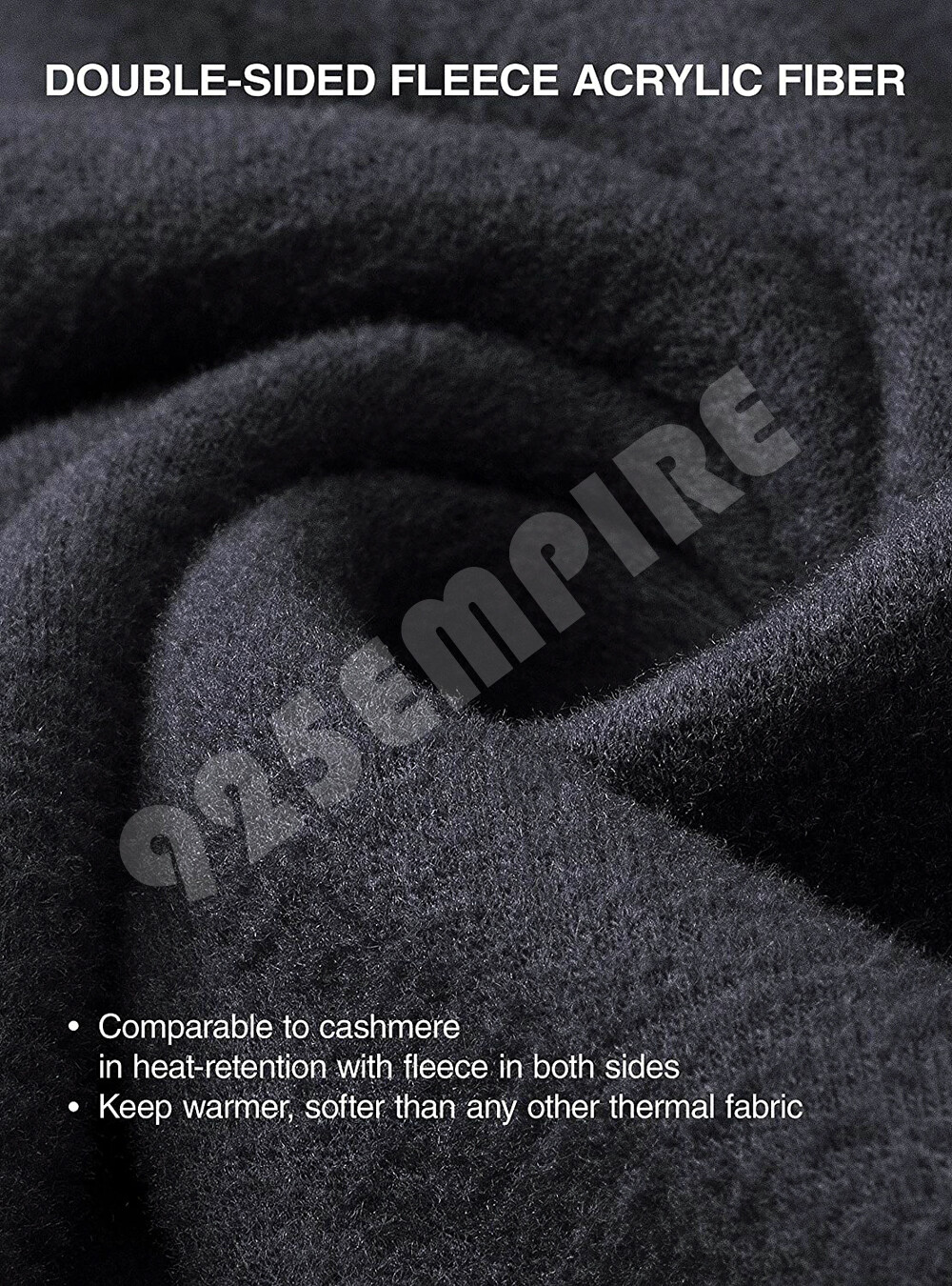 Men’s Long Johns Thermal Winter Fleece Lined Cotton Top Bottom Underwear Set