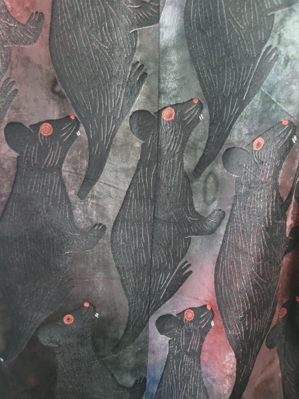 Fiorella Mancini Hand Painted Rat Art Coat, Blazer – Italian Designer