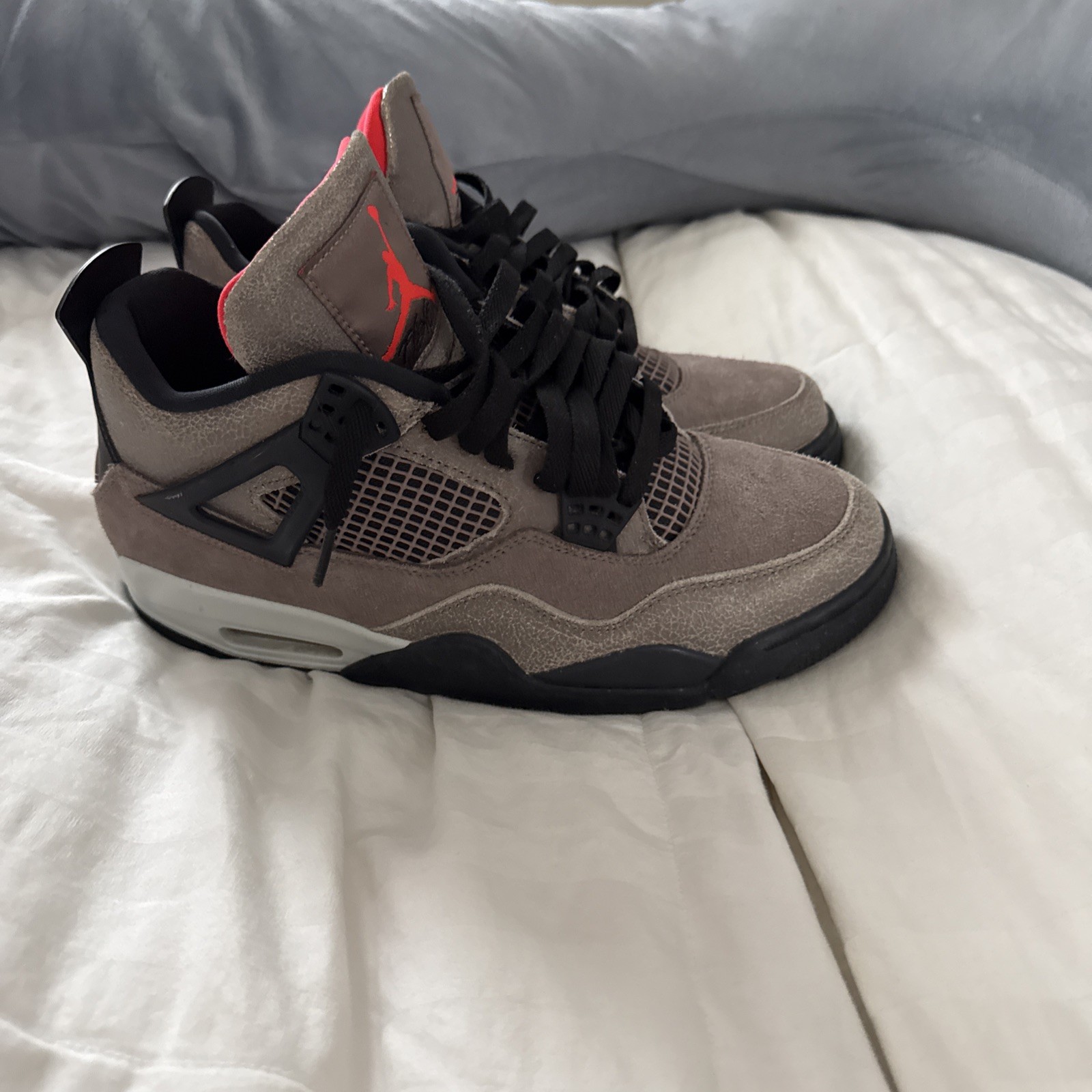 Jordan Air Jordan 4 Retro Taupe Haze Infrared 23 2021 Low Top Suede DB0732-200