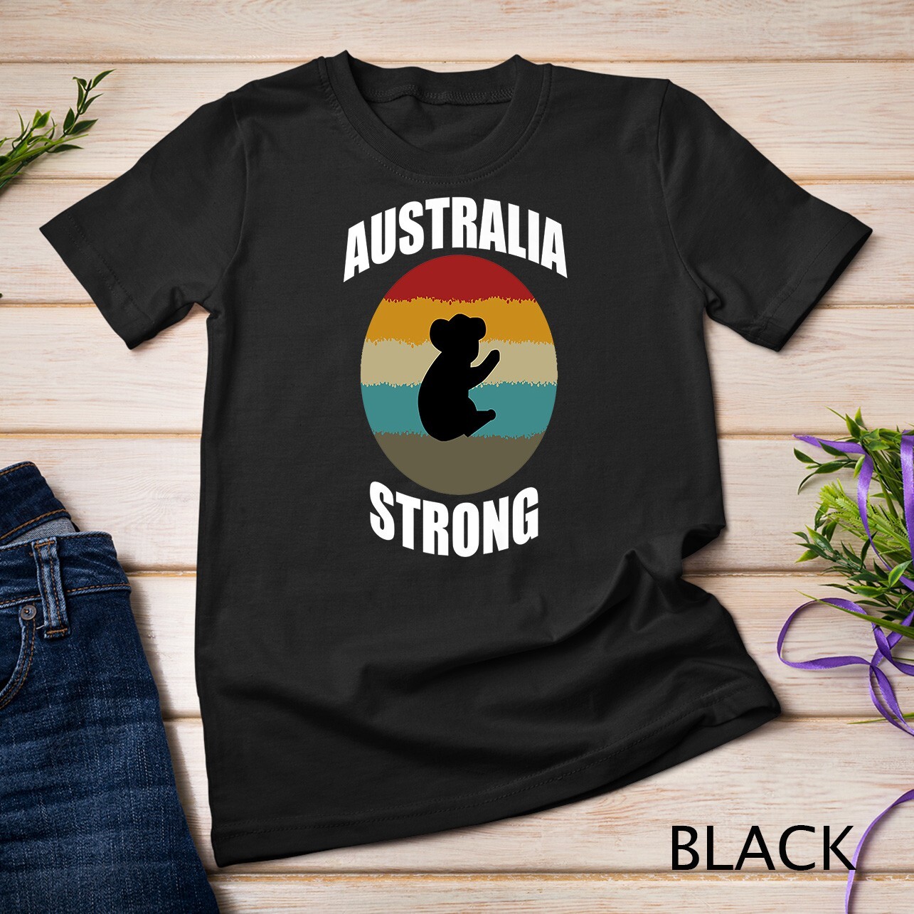Australia Strong koala bear Retro Premium Unisex T-shirt