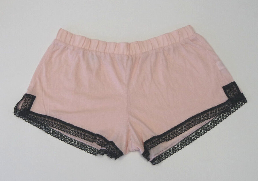 VICTORIA’S SECRET PINK SLEEP SHORTS WITH LACE Sz S