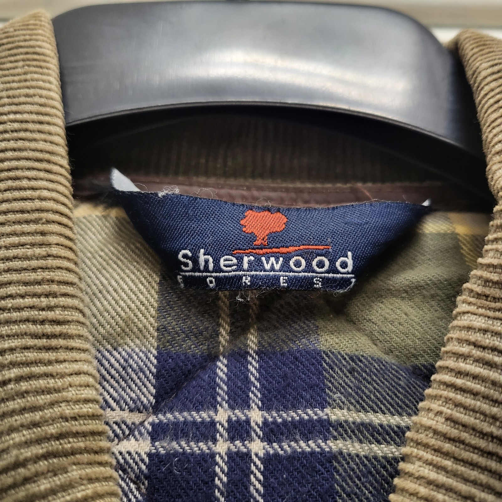 Sherwood Forest Padded Quilted Gilet Medium Brown/Green