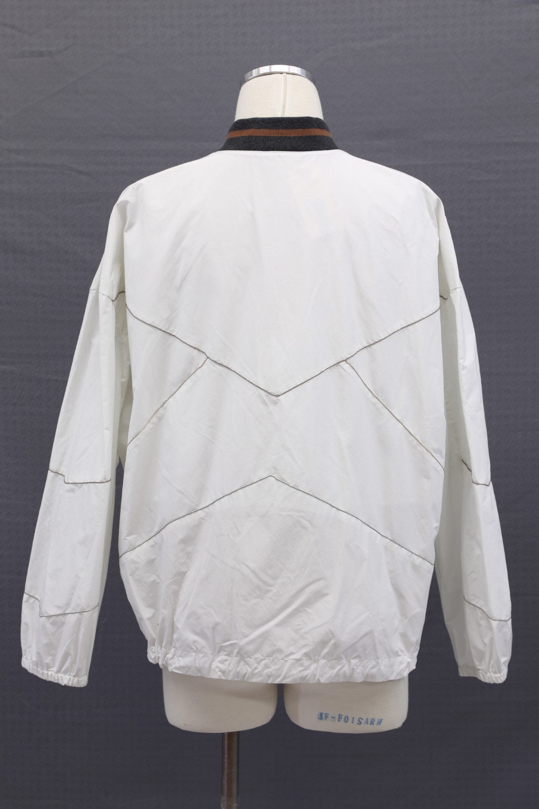 NWT $2995 Brunello Cucinelli Women Sparkly 3-Tone Monili Beaded Jacket 42/M A186