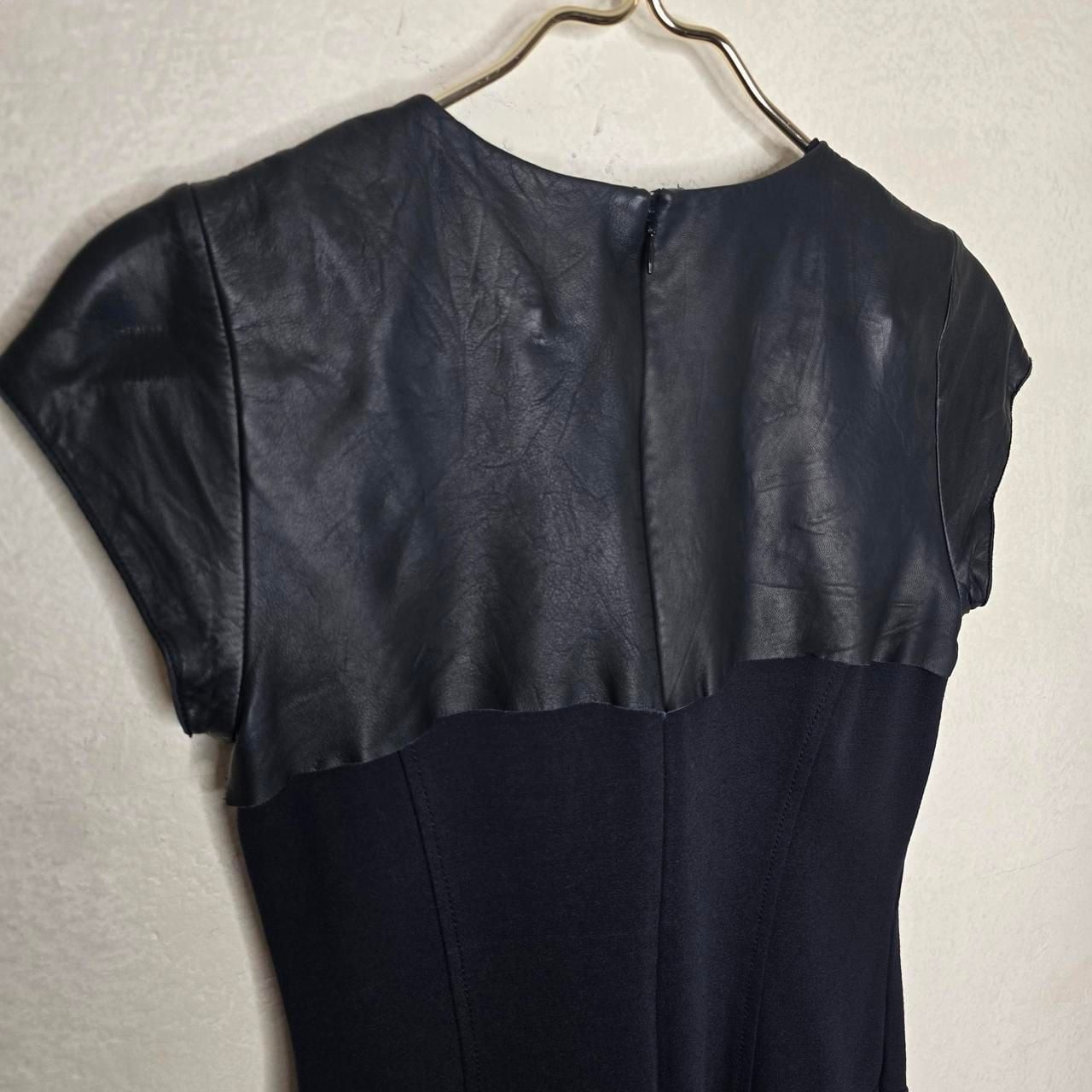 Guess by Marciano Genuine Leather Panel Bodycon Dress