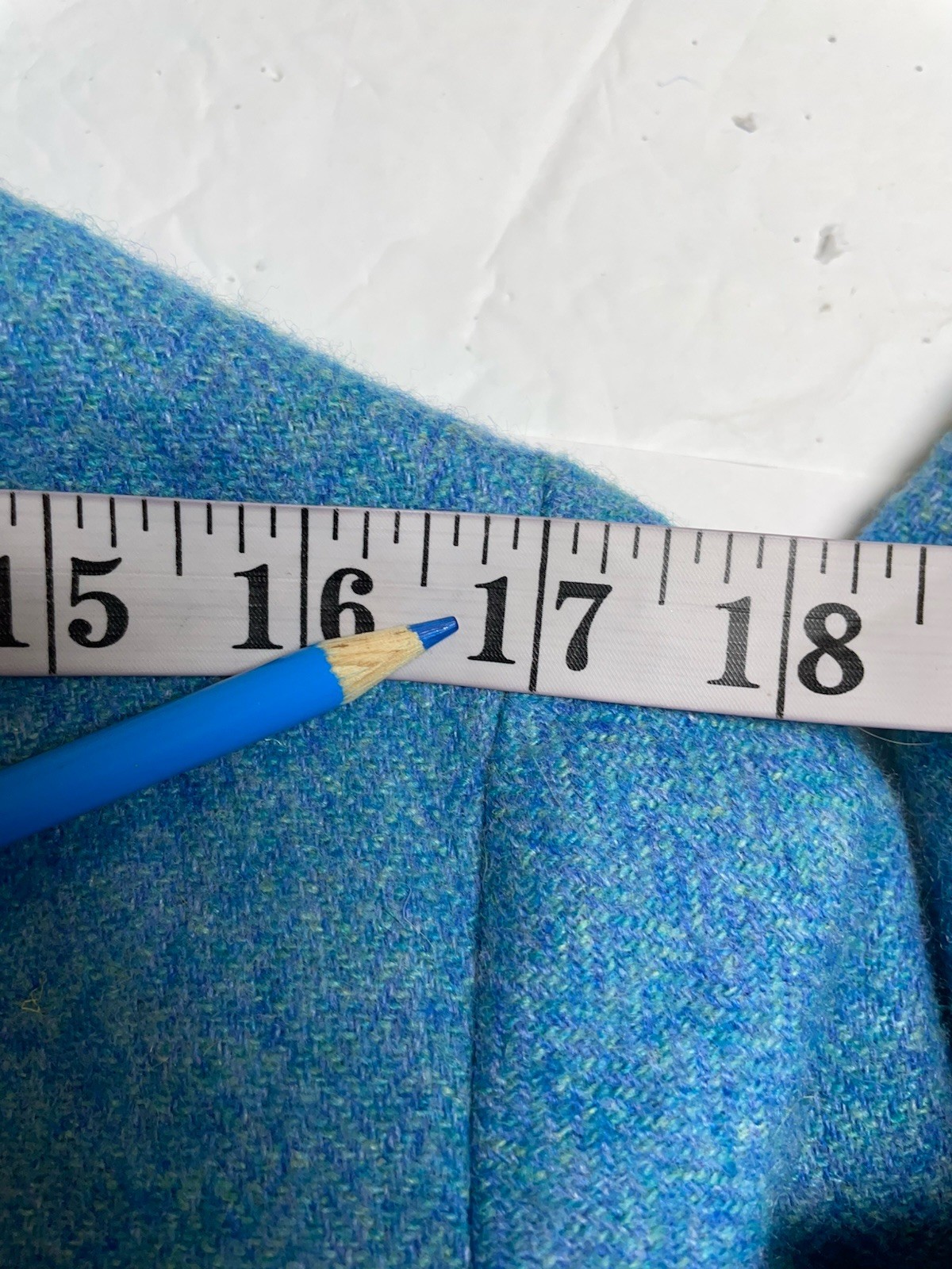 Talbots Turquoise Blazer Size 16P Fits 12P Petite Jacket Wool Blend Pockets Blue