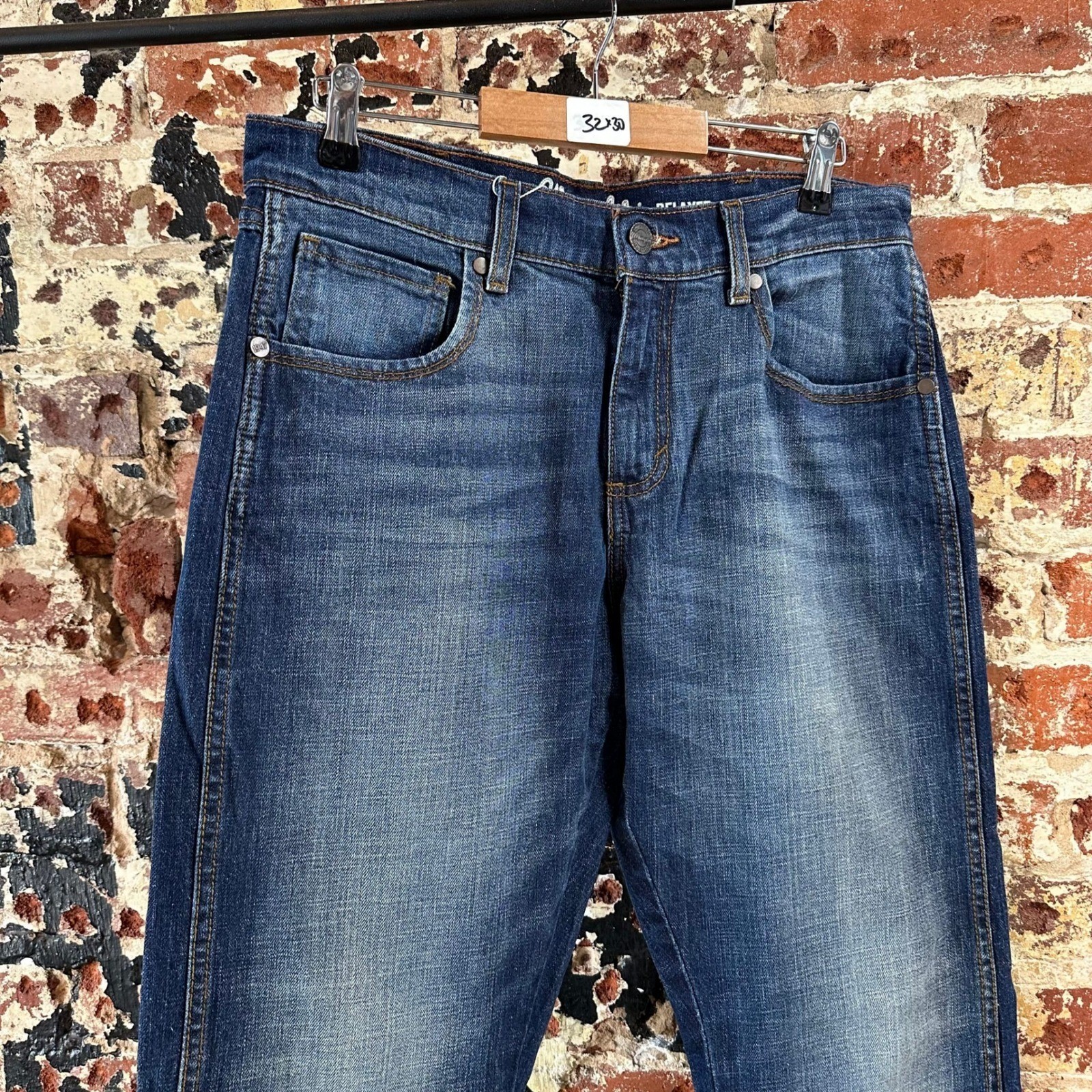 Wrangler Retro Relaxed Boot Blue Jeans Western Bootcut Mens 32×30