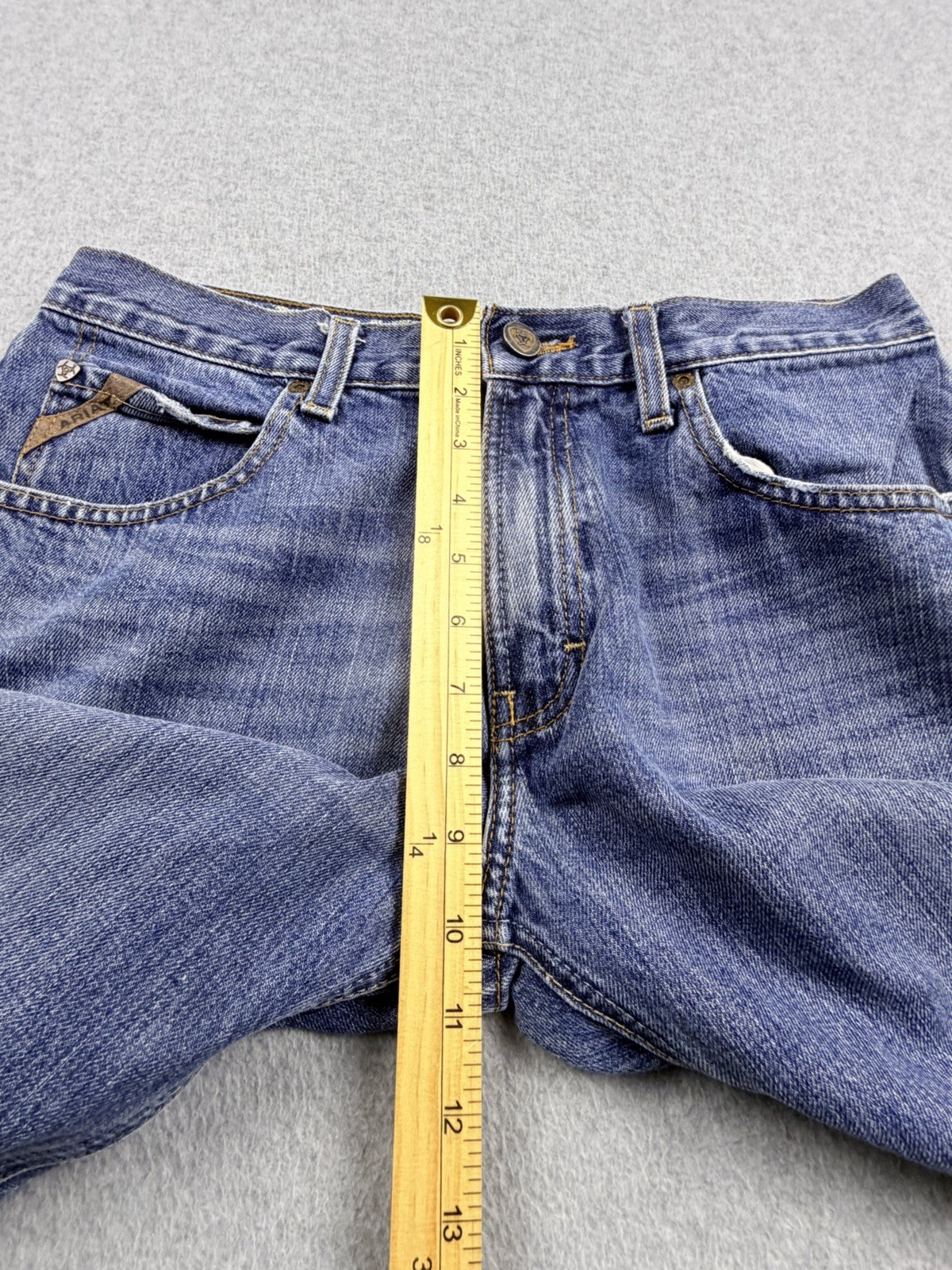 Ariat M2 Relaxed Boot Cut Jeans Mens 30×32 Blue Denim Cowboy Western Workwear