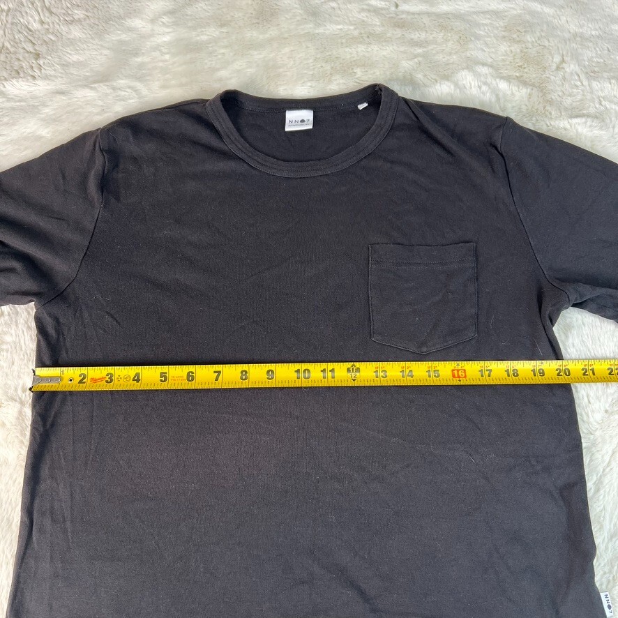 NN07 Mens M Black Short Sleeve Pocket T-Shirt