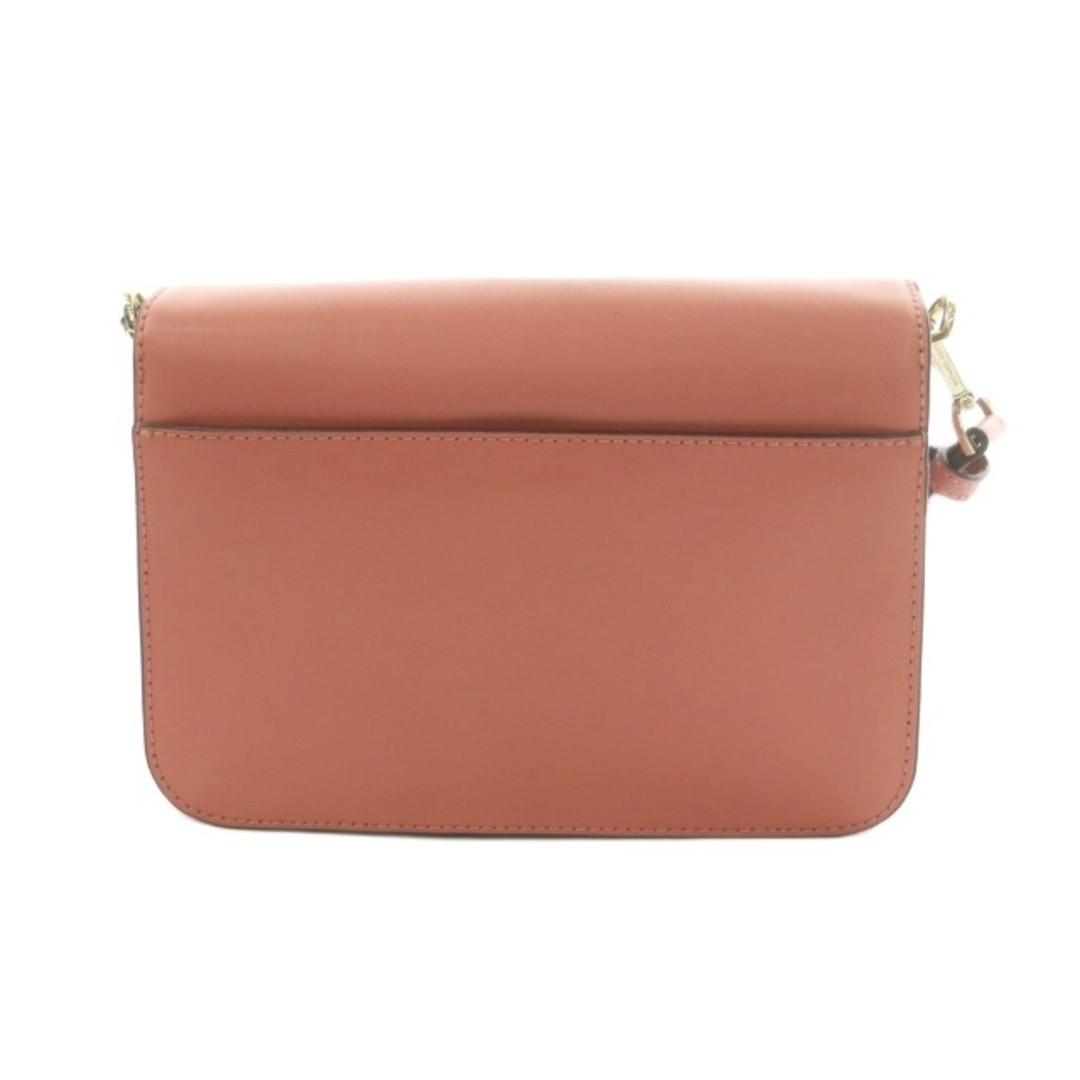 Michael Kors Sloan Editor Shoulder Bag Leather Flap Pink Mi Used 719e063a724b7c7