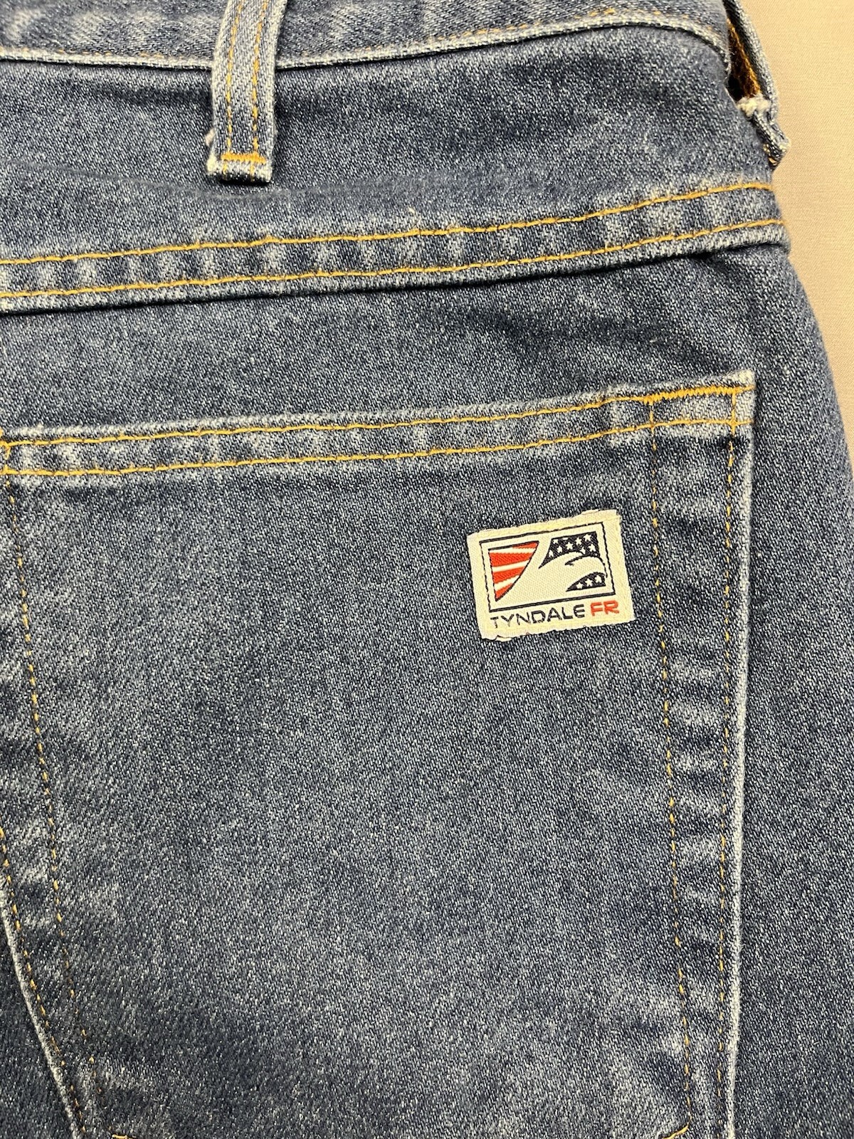 Tyndale FR Jeans Mens 34×31 Blue Denim Carpenter Arc Rated CAT 2 Made USA F290T