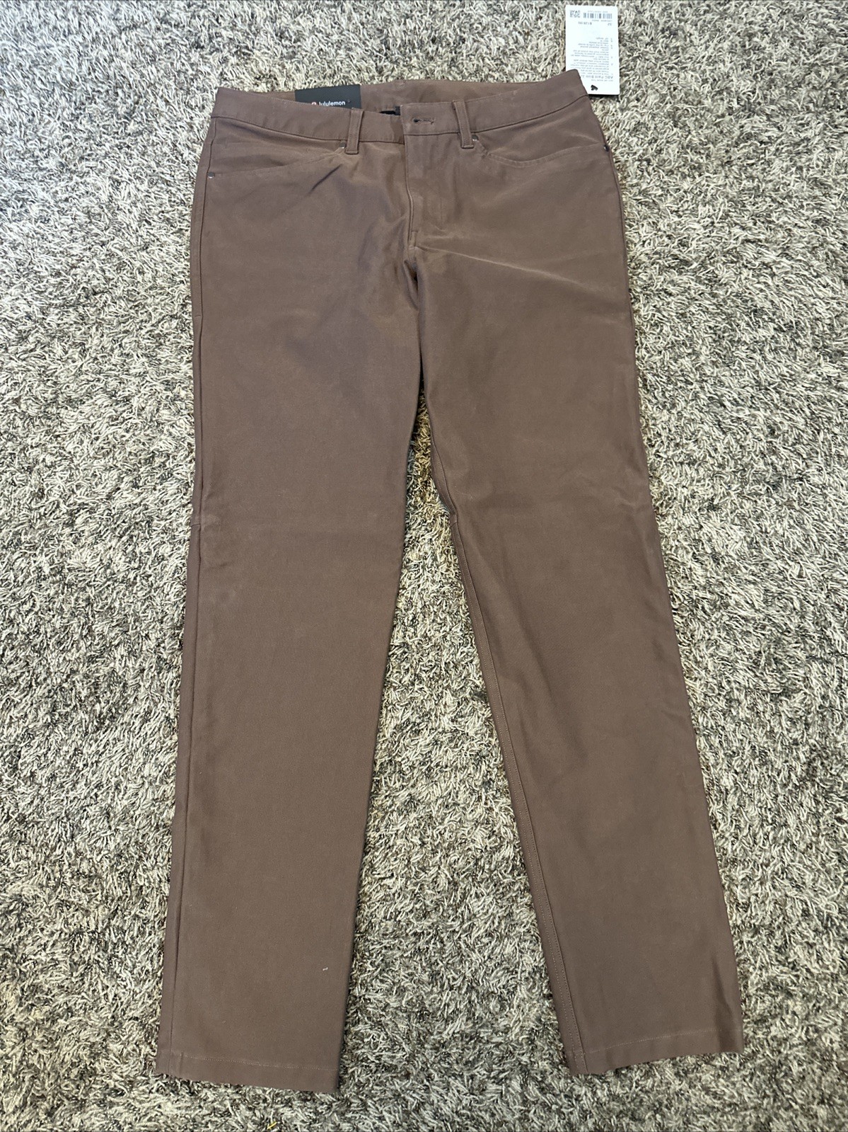 Lululemon ABC Pant Slim 32”L Utilitech Abrasion Resistant LM5ABOS Brown Size 32