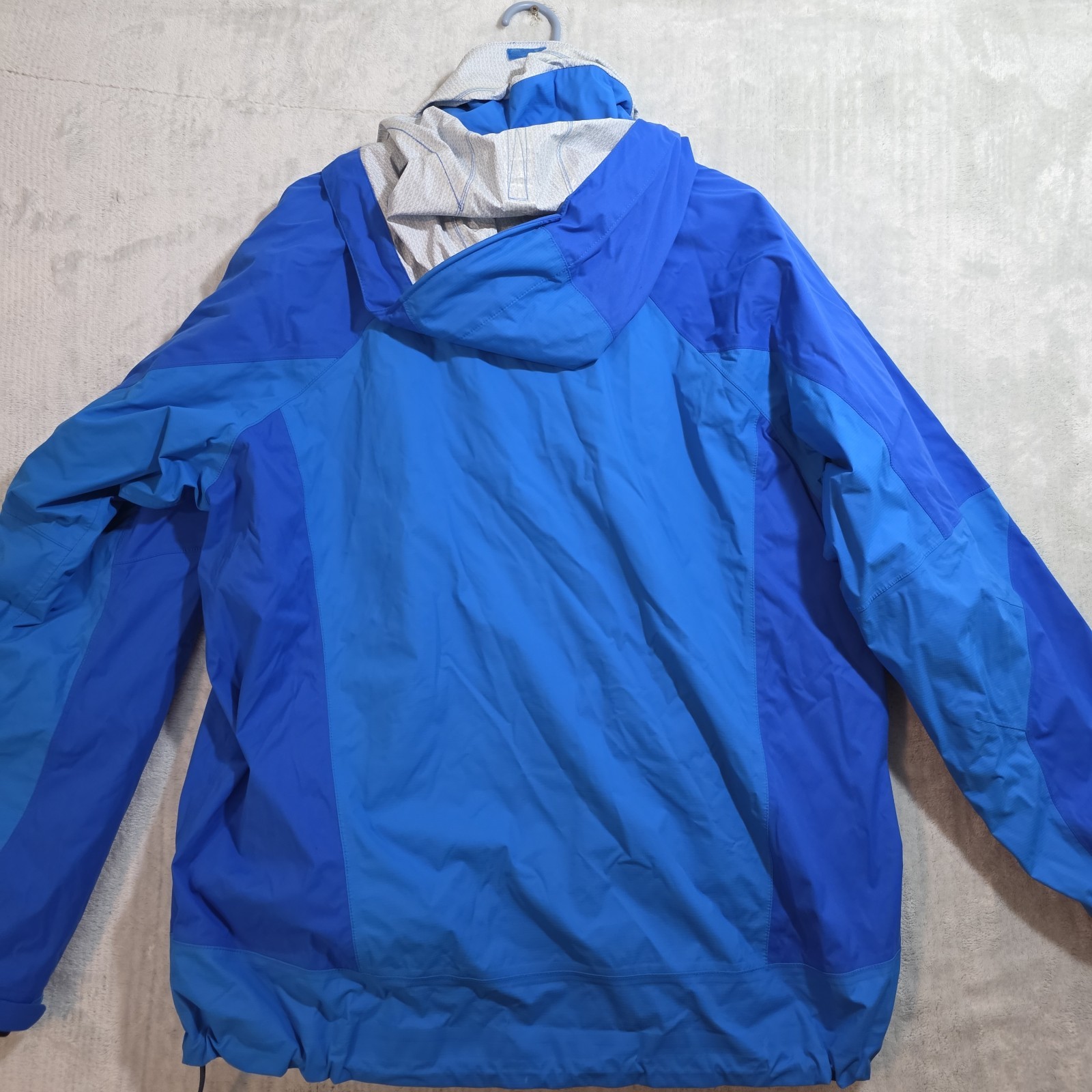 LL BEAN Men’s Large 3-in-1 Jacket w/ Hideaway Hood Blue XL