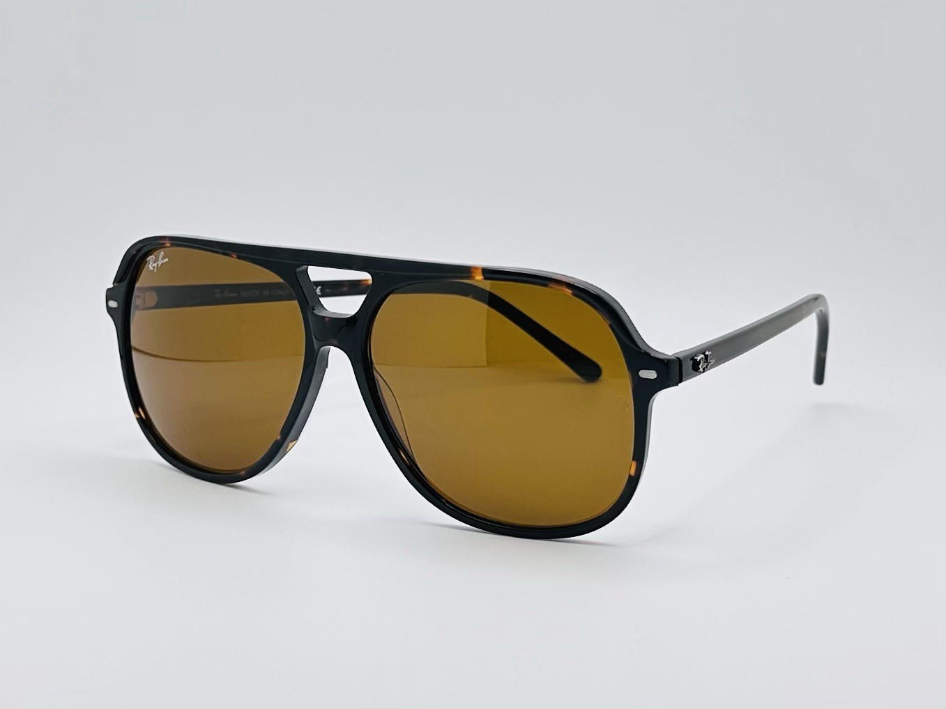 Ray Ban Bill RB2198 60mm Unisex Pilot Sunglasses – Havana Frame / Brown Lens