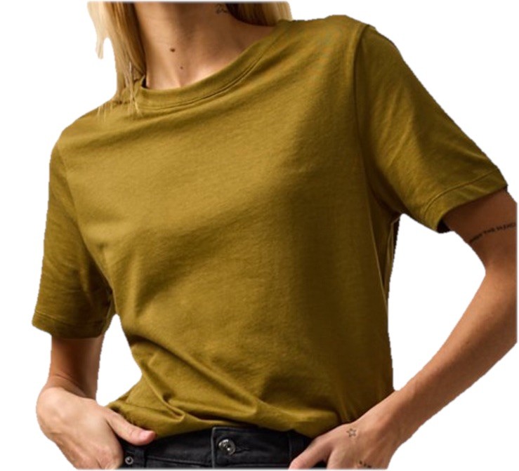 Ladies Dark Green Cotton Short Sleeve crewneck T-Shirt / Top Size 18 New ￼