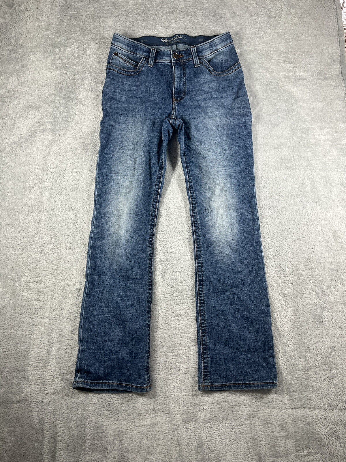 Wrangler Jeans Womens 9 Willow Ultimate Riding Denim Western Bootcut Rodeo
