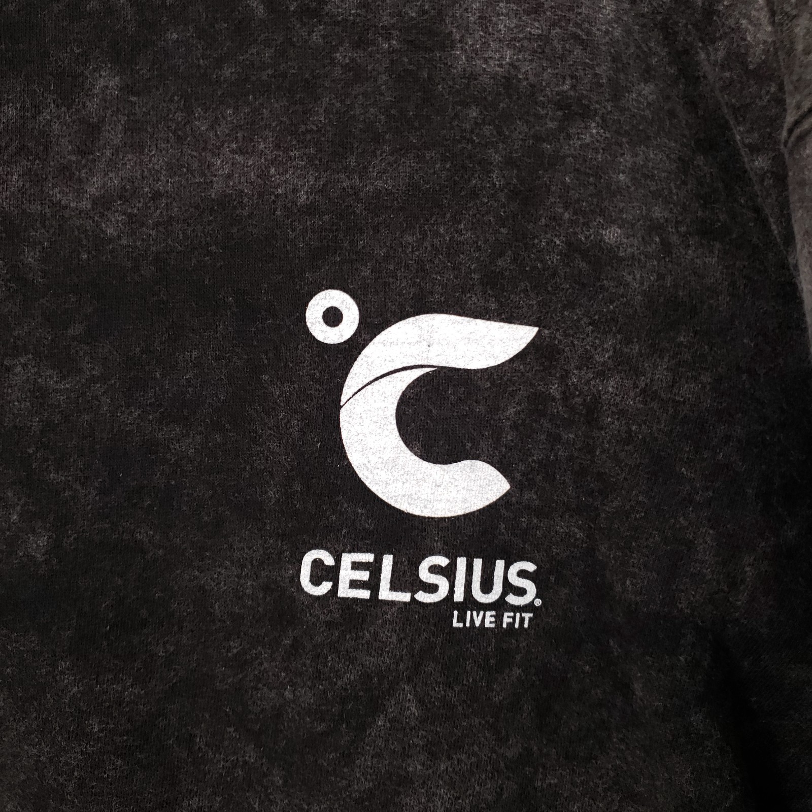 Celsius Sweatshirt Mens M Medium Gray Long Sleeve Fleece Cosmic Desert Graphic
