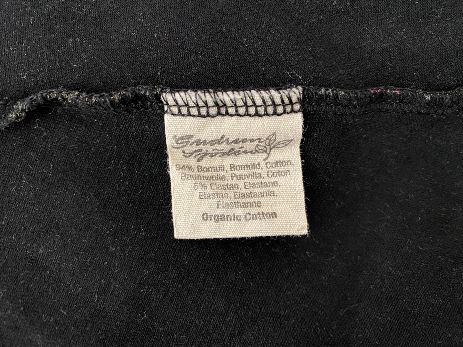 GUDRUN SJODEN women’s dress 94% cotton 6% elastane Size L